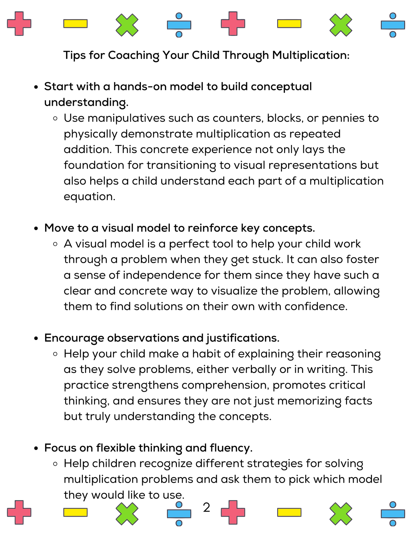 Multiplication Made Simple