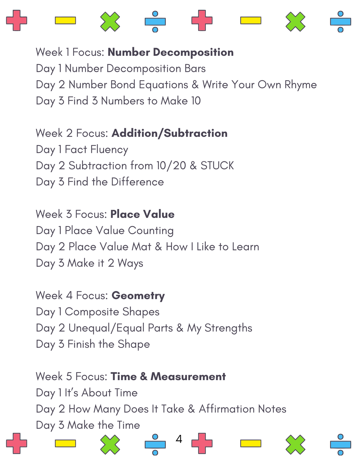 Fondations Math PDF Digital Download: Math Foundations – Math Teacher Mom
