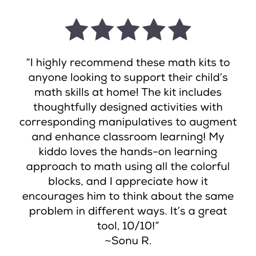 Physical Product: Math Foundations Kit
